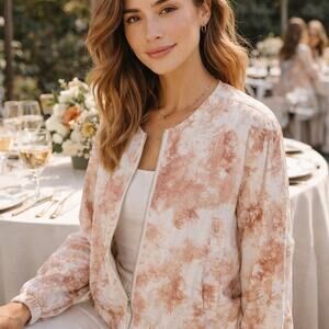 Sanctuary Just Because Tie Dye Bomber Jacket Mojave Size M Revolve”